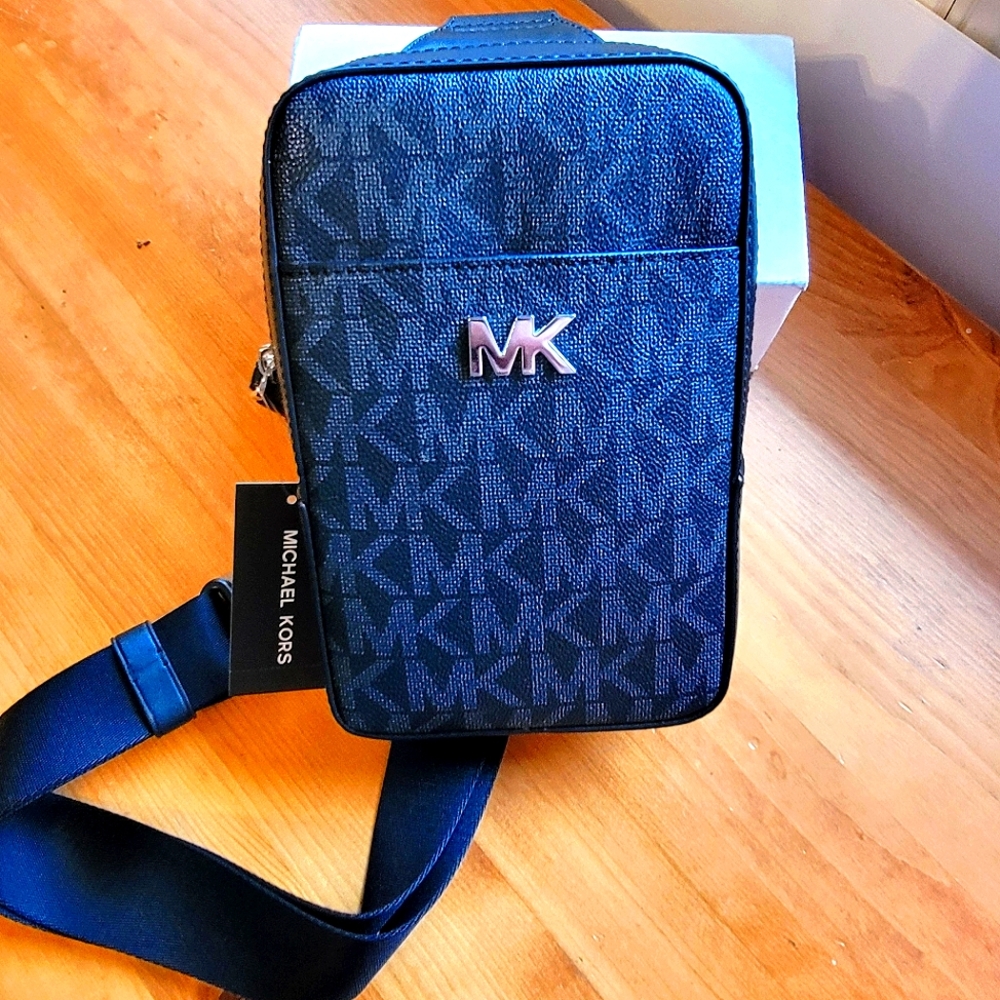 Michael Kors Men's Black Crossbody Bag